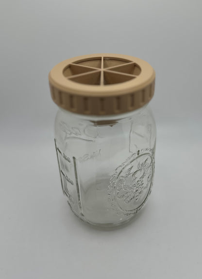 Mason Jar Fly Trap Lid (2 Pack)